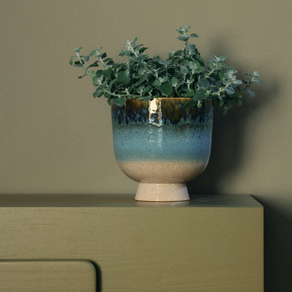 HKLIVING Retro Plant Pot | Lagoon Blue
