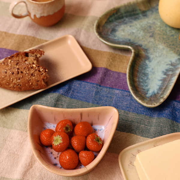 HKLIVING Shell Bowl | Speckled Peach