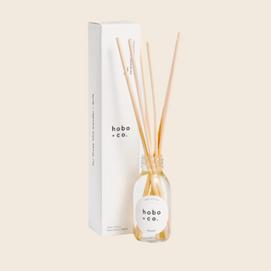 Bloom Essential Oil Reed Diffuser | Rose Geranium, Lavender