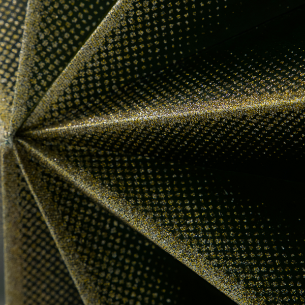 Green and Gold Glitter Paper Star | 3 Sizes