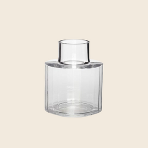 Aster Glass Vase | Clear