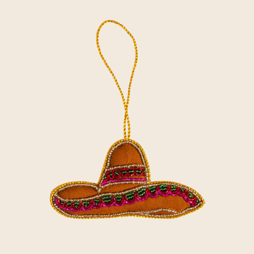 Beaded Sombrero Decoration