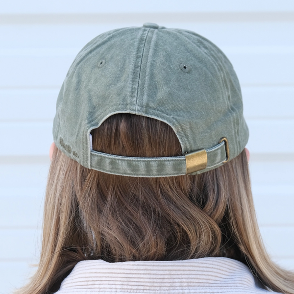 Pomodoro Embroidered Cap | Washed Grey