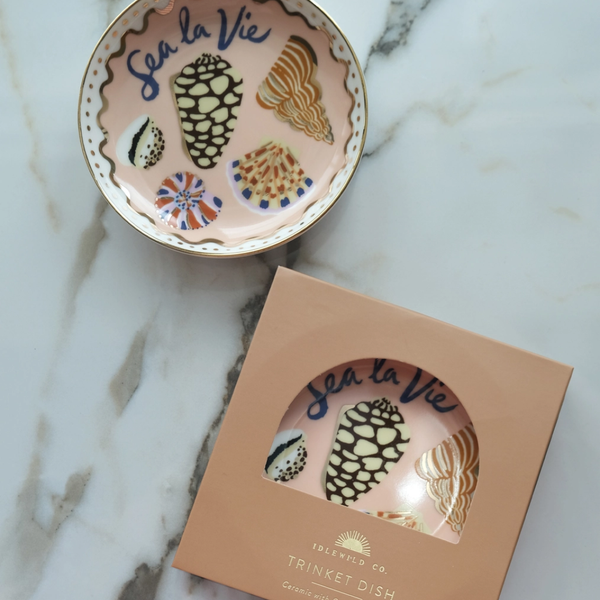 Ceramic Sea La Vie Trinket Dish