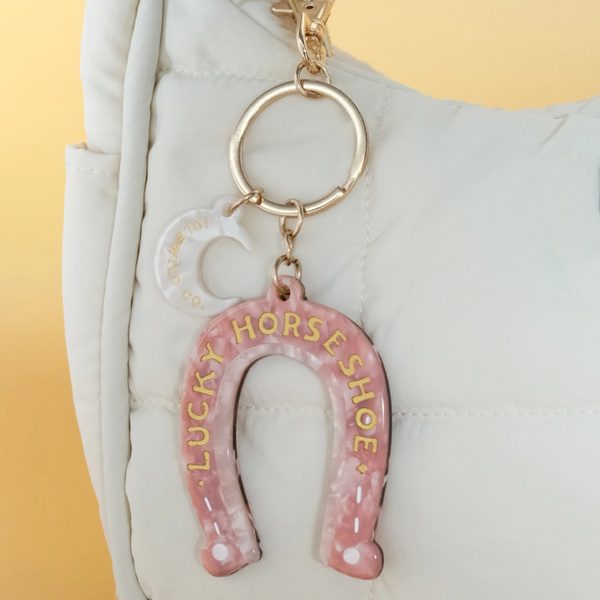 Lucky Horseshoe Charm Keyring