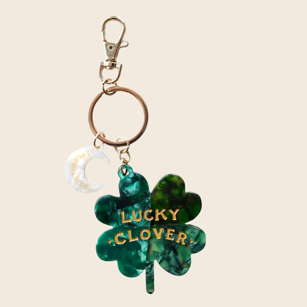 Lucky Four Leaf Clover Keyring