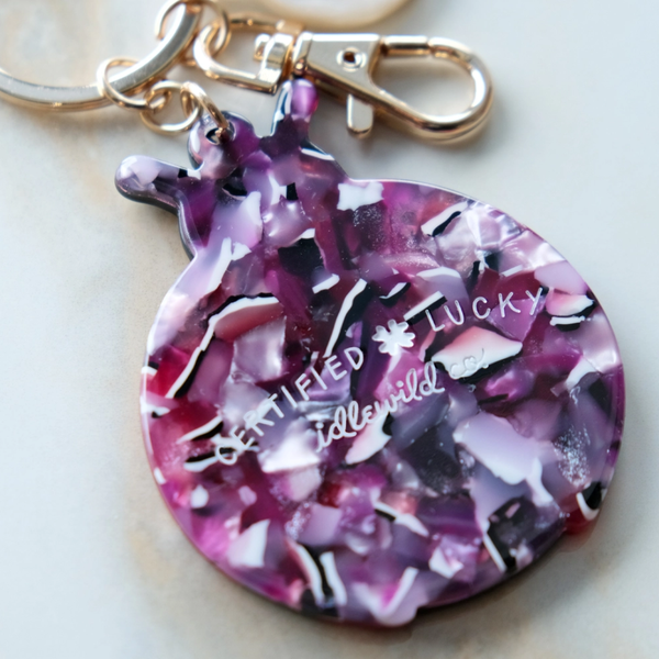 Lucky Ladybug Charm Keyring