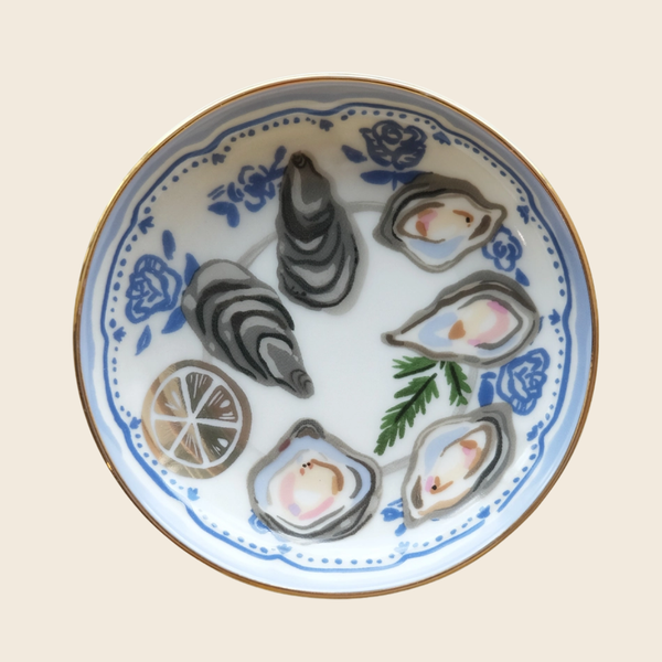 Ceramic Oyster Trinket Dish