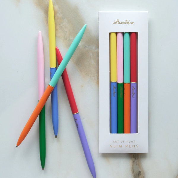 Slimline Ballpoint Pens | Set of 4