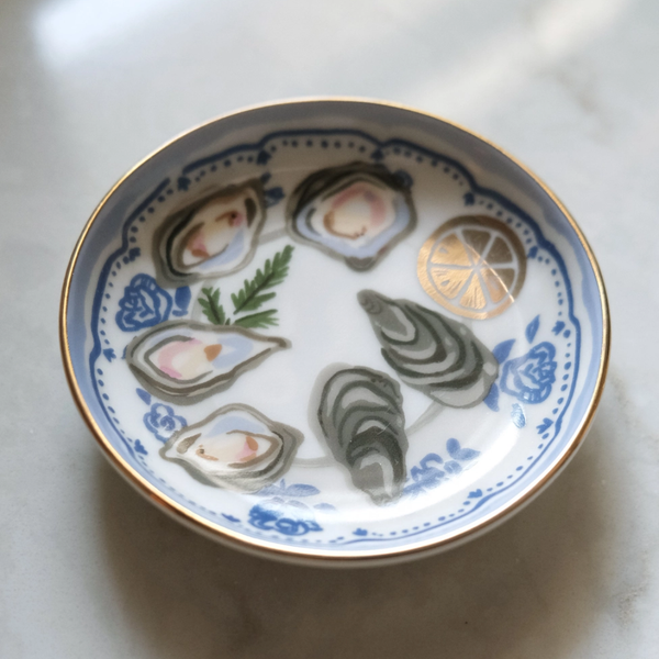 Ceramic Oyster Trinket Dish