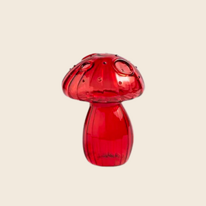 &Klevering Mushroom Glass Vase in Red