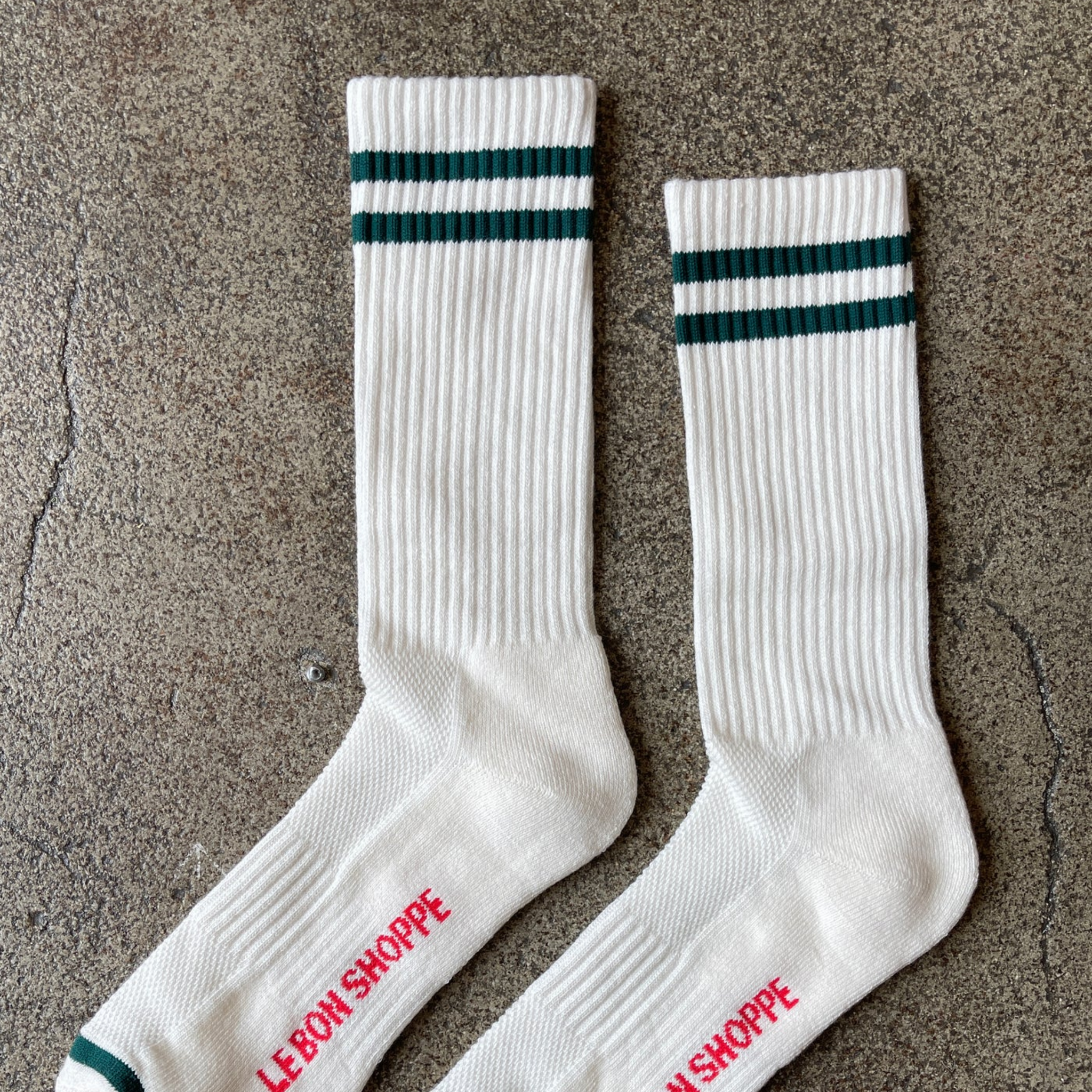 Men's Extended Boyfriend Socks | Parchment Cream