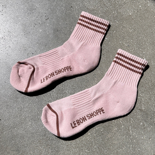 Girlfriend Socks | Bellini Pink