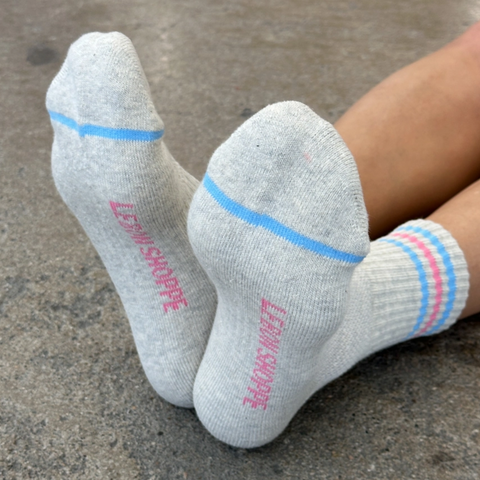 Girlfriend Socks | Bright Grey