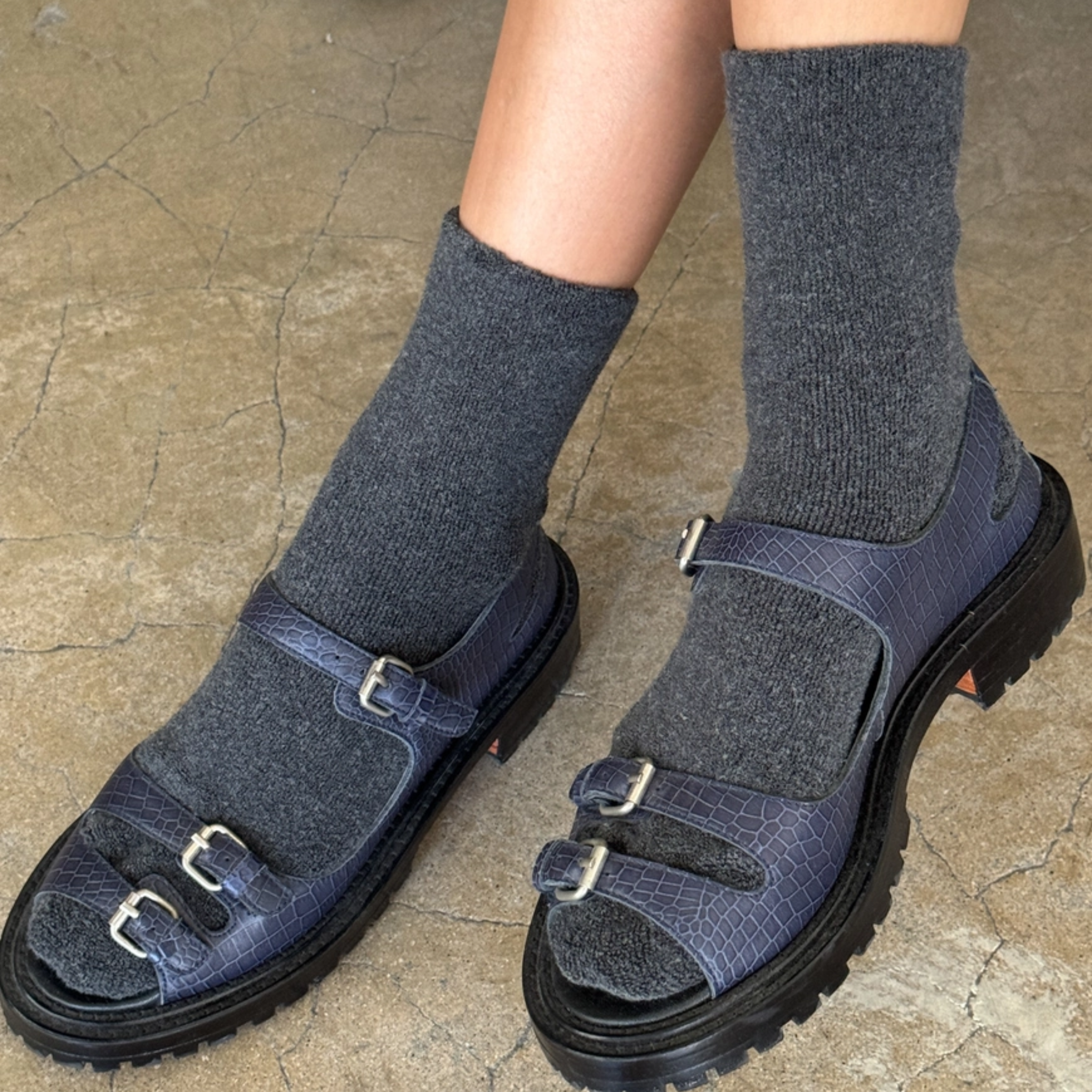 Cloud Socks | Charcoal Grey