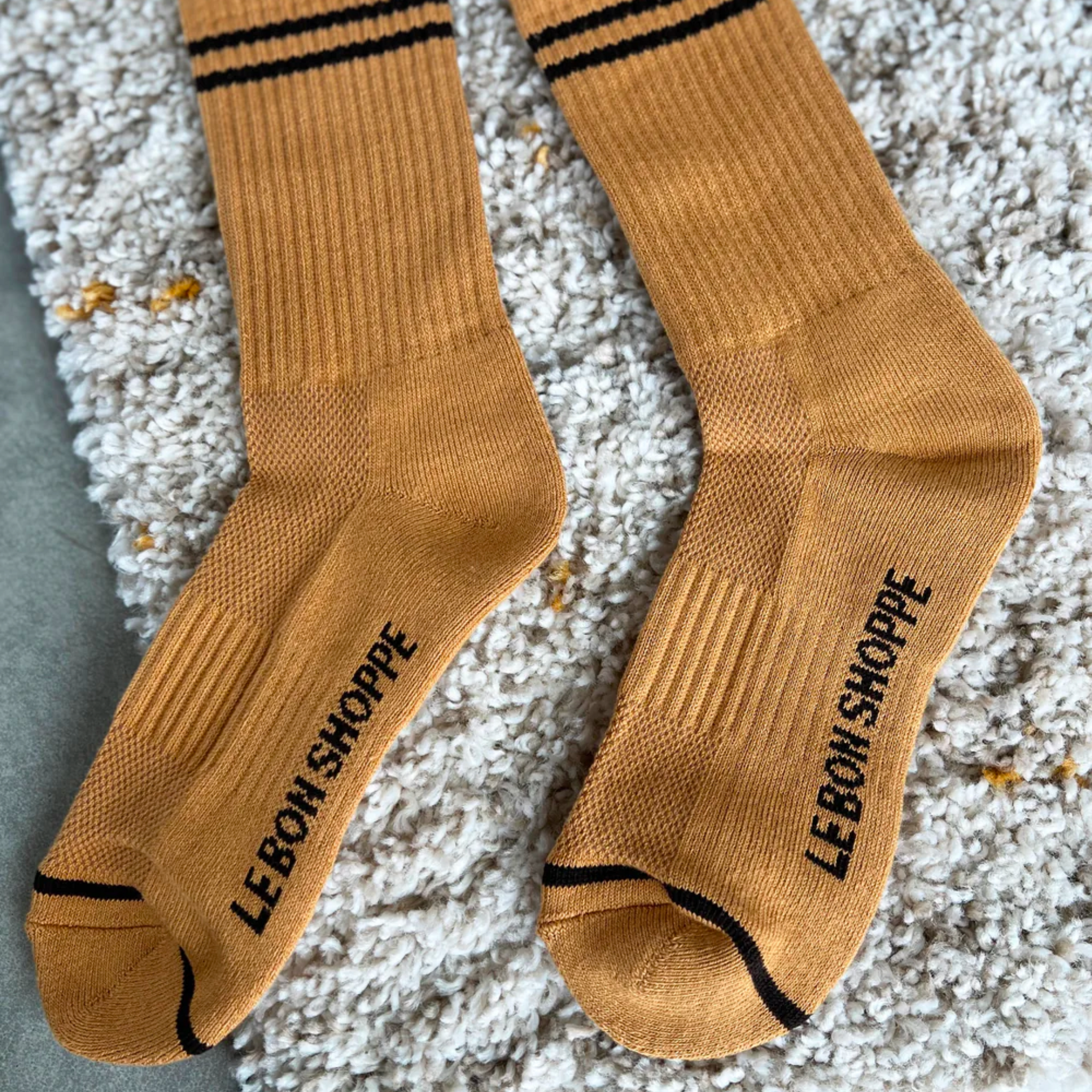 Le Bon Shoppe Boyfriend Socks in Biscotti