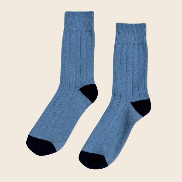 Classic Cashmere Socks | Bluebell