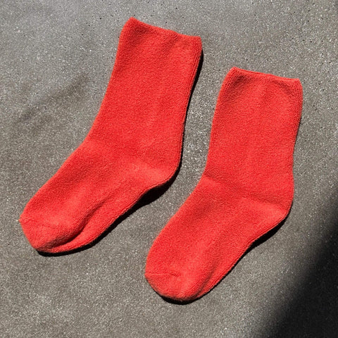 Cloud Socks | Cactus Flower Red