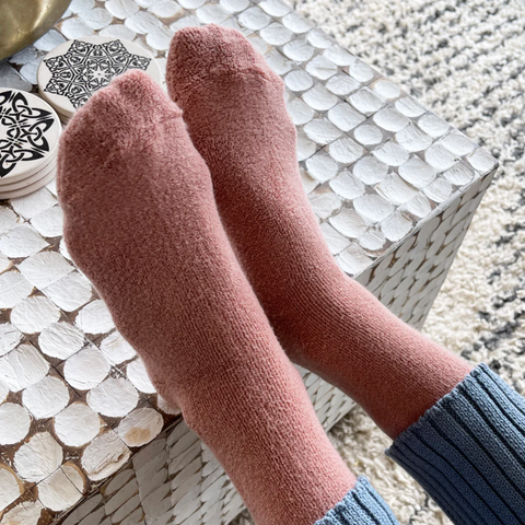 Cloud Socks | Mulberry Pink