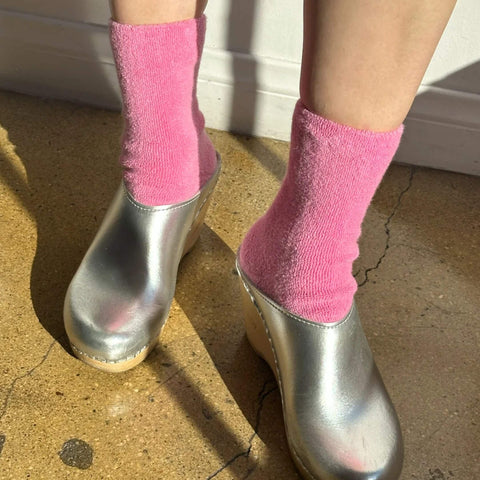 Cloud Socks | Bubblegum Pink