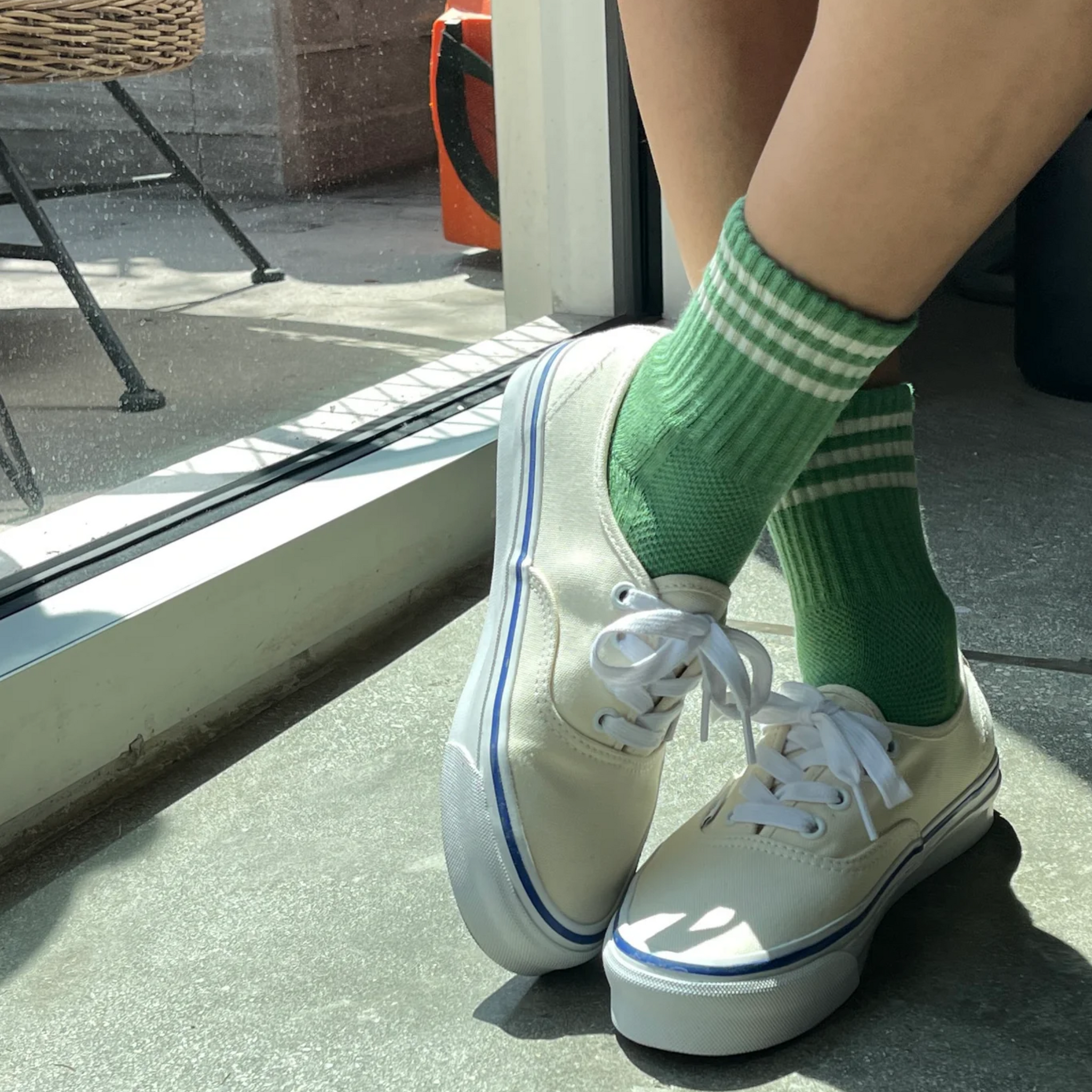 Girlfriend Socks | Avocado Green