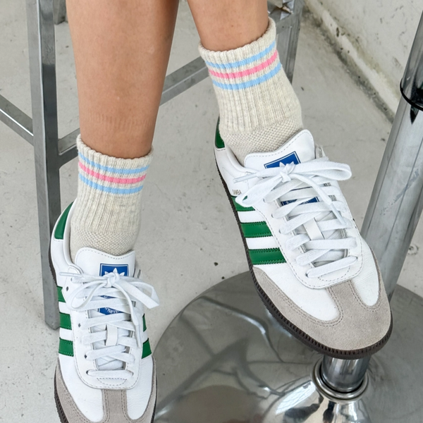 Girlfriend Socks | Bright Grey