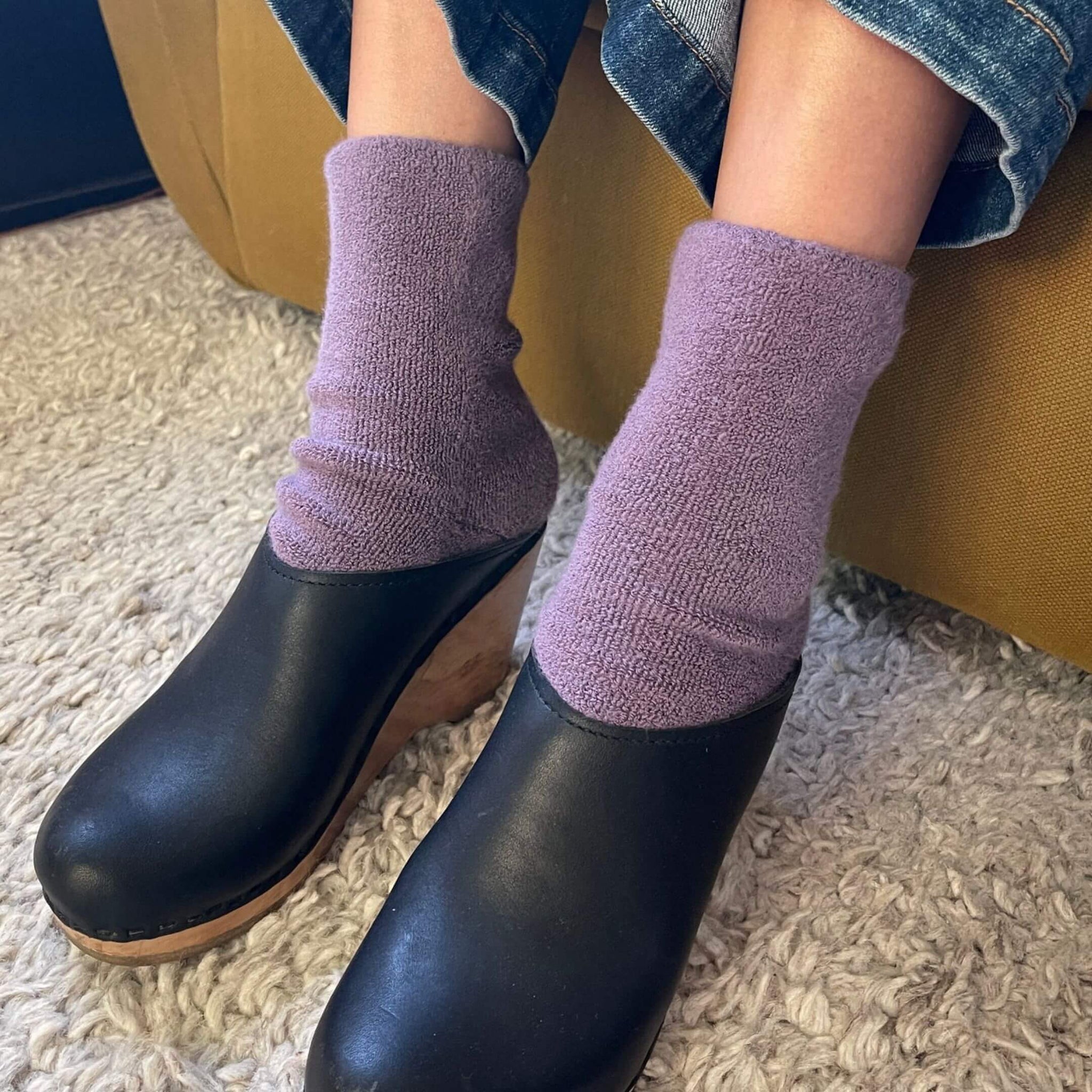 Cloud Socks | Plum