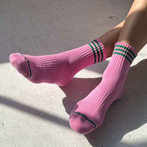 Girlfriend Socks | Rose Pink