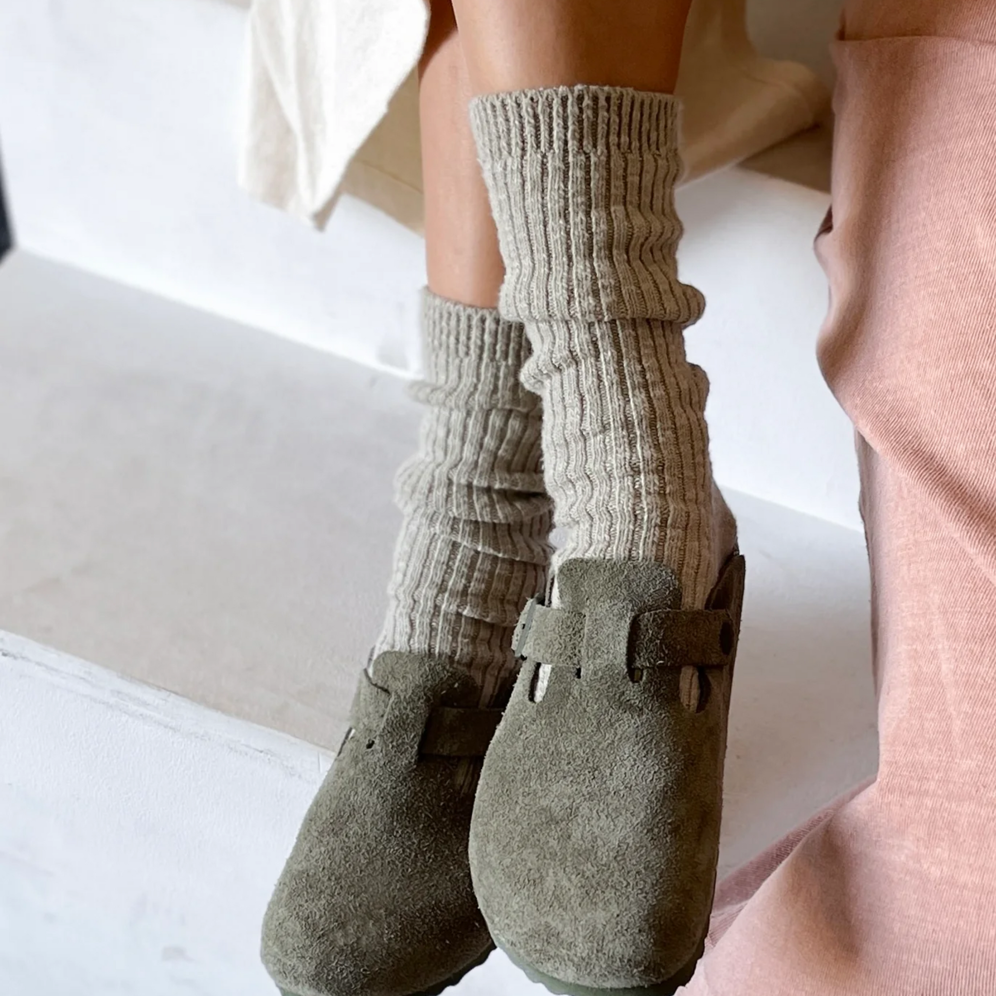 Cottage Socks | Smoked Sage