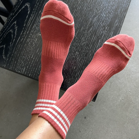 Girlfriend Socks | Terracotta