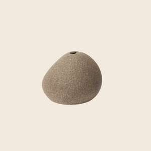 Asti Ceramic Vase | Dark Sand