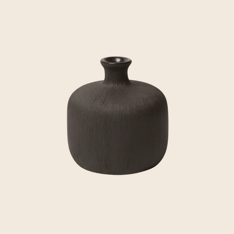 Mini Ceramic Bottle | Black
