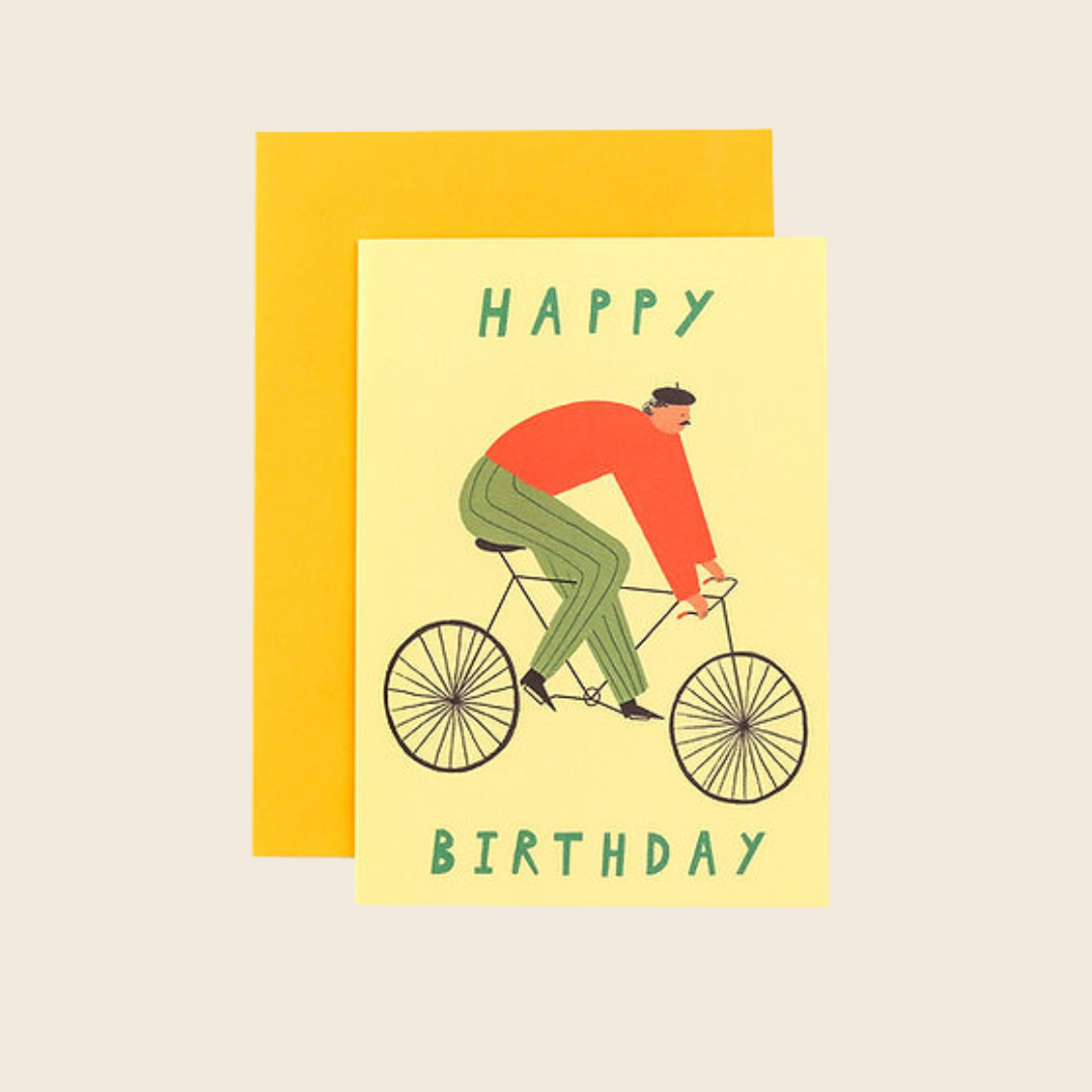 Happy Birthday Cyclist Card