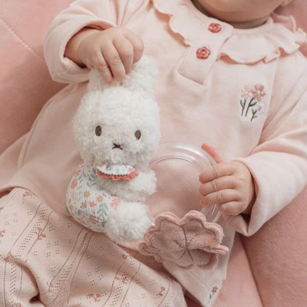 Miffy x Little Dutch Rattle Ring | Lucky Blossom