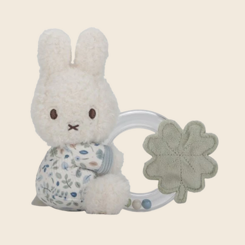 Miffy x Little Dutch Rattle Ring | Lucky Leaves