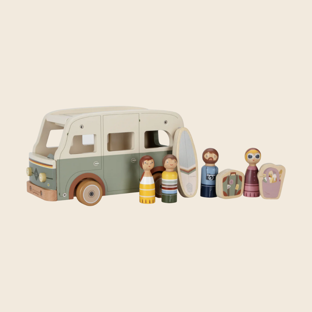 Wooden Camper Van Family Play Set