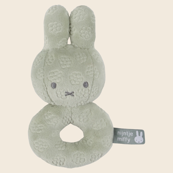 Soft Green Miffy Rattle