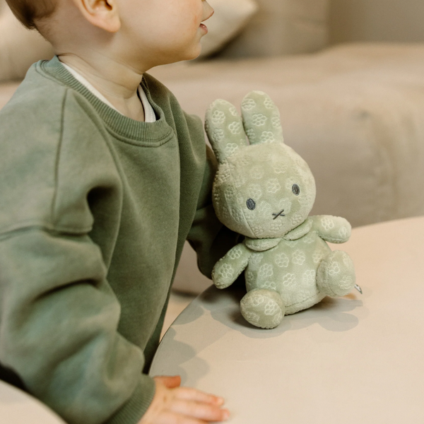 Miffy Cuddle Toy | Green Flowers