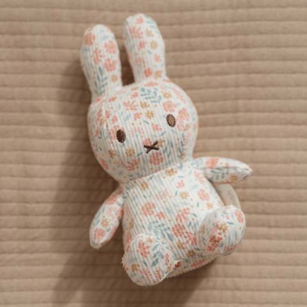 Miffy Soft Toy | 15cm | Little Dutch Lucky Blossom Print