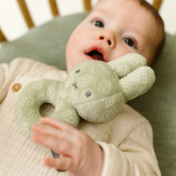 Soft Green Miffy Rattle