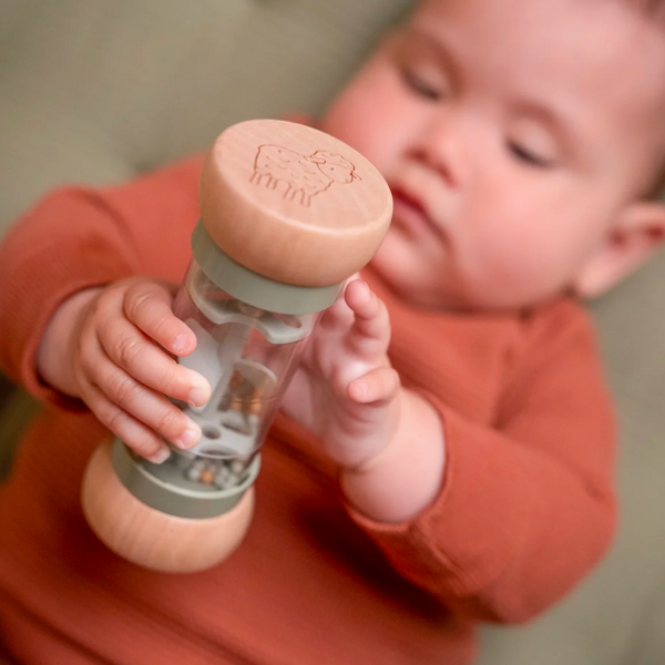 Green Rain Rattle by Little Dutch