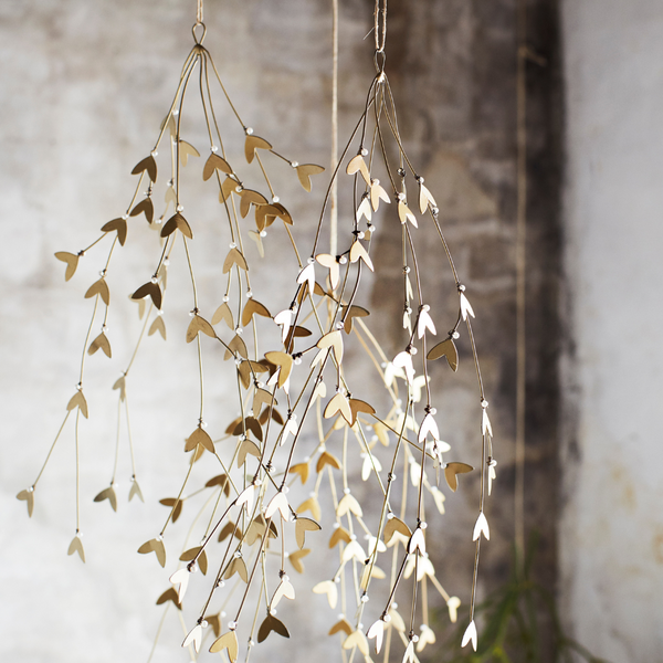 Brass Mistletoe Decoration