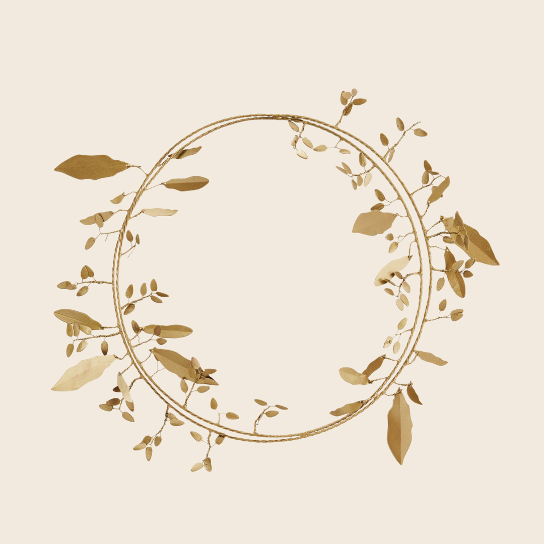 Brass Wreath Decoration
