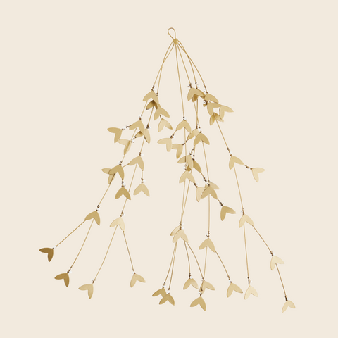 Brass Mistletoe Decoration