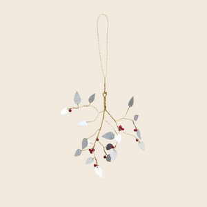 Small Silver Leaf Decoration