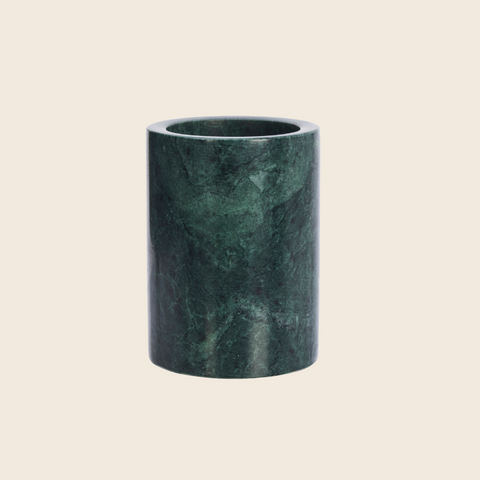 Green Marble Holder Pot
