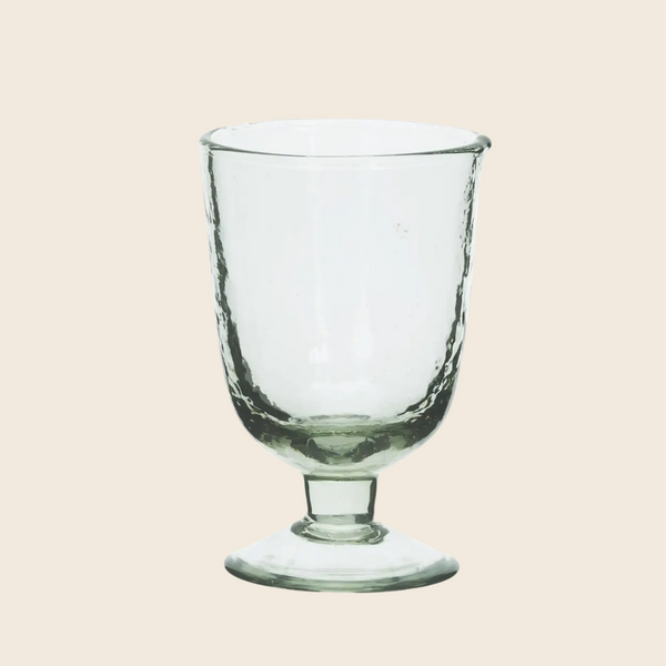 Hammered Wine Glass