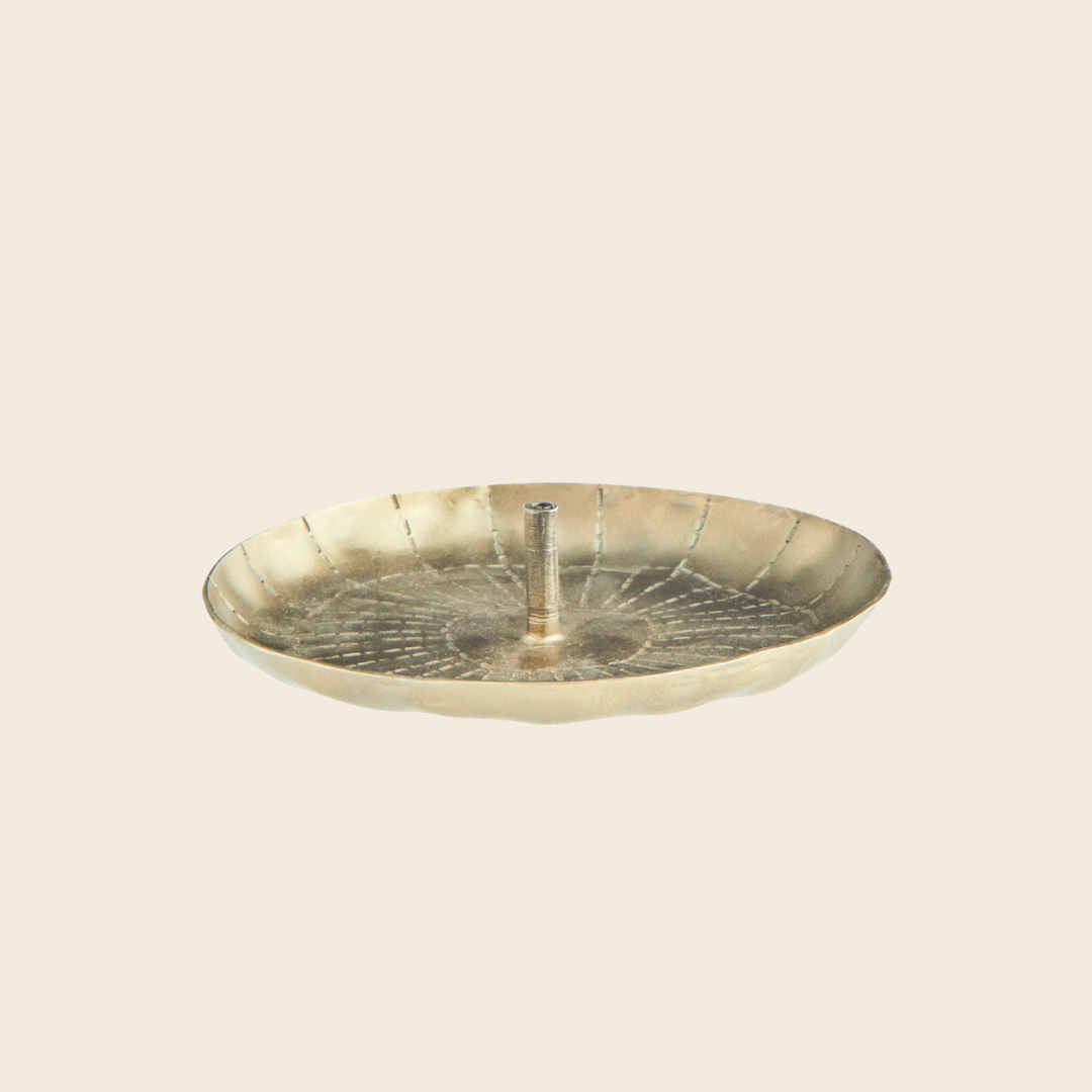 Iron Incense Holder | Antique Brass
