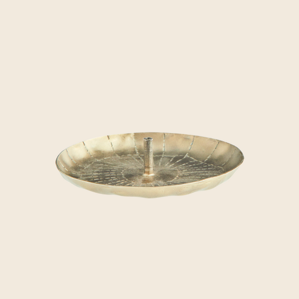 Iron Incense Holder | Antique Brass