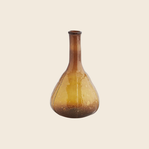 Recycled Glass Vase | Amber